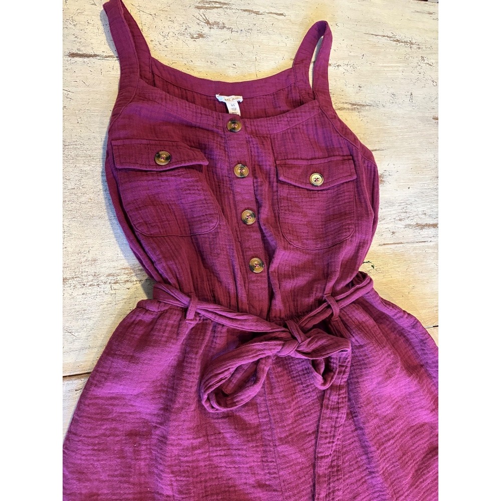 NWTO Tribal Jeans Sloane Cotton Guaze Belted Jumpsuit W/Pockets womens' sz large - Picture 3 of 15
